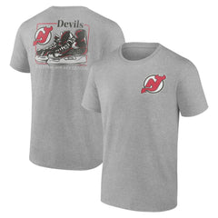 New Jersey Devils - Glory Skates T-Shirt Heather Gray