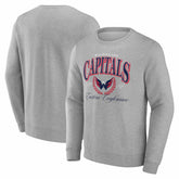 Washington Capitals Reign Supreme Pullover Sweatshirt Gray