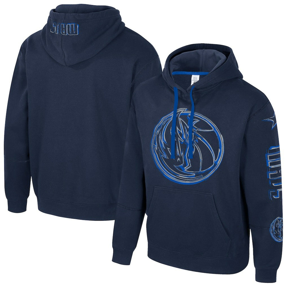 NBA - Dallas Mavericks Stadium Essentials Unisex Elementized Pullover Hoodie - Navy