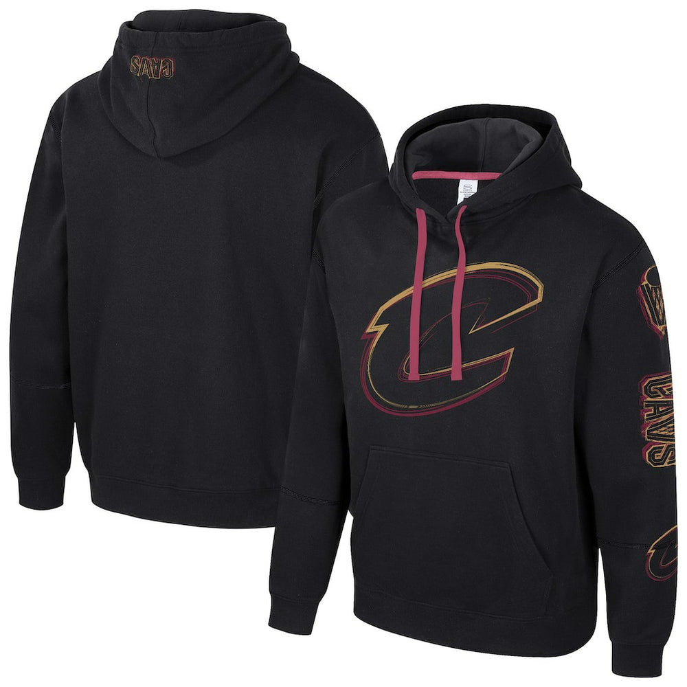 NBA - Cleveland Cavaliers Stadium Essentials Unisex Elementized Pullover Hoodie - Black