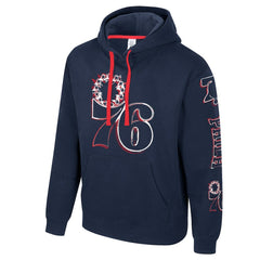 NBA - Philadelphia 76ers Stadium Essentials Unisex Elementized Pullover Hoodie - Navy