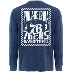 NBA - Philadelphia 76ers Sportiqe Men's Bono Long Sleeve T-Shirt - Blue