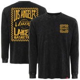 NBA - Los Angeles Lakers Sportiqe Men's Bono Long Sleeve T-Shirt - Black