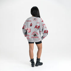 Tampa Bay Buccaneers Gameday Couture Women's Always On Repeat Fleece Sweatshirt Heather Gray - NFL