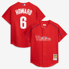 Ryan Howard Philadelphia Phillies Mitchell & Ness Cooperstown Collection Batting Practice Jersey On Sale