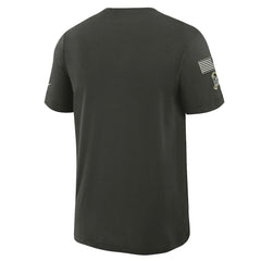 Dallas Cowboys 2025 Salute to Service Sideline Slub Dri-FIT T-Shirt Forest Green - Nike