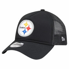 Pittsburgh Steelers New Era Preschool Main A-Frame 9FORTY Adjustable Hat Black - NFL