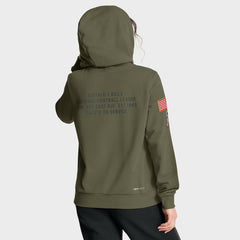 Buffalo Bills Women's 2025 Salute to Service Sideline Standard Issue Dri-FIT Hoodie Olive - Nike