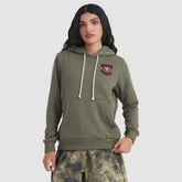 San Francisco 49ers Women's 2025 Salute to Service Sideline Standard Issue Dri-FIT Hoodie Olive - Nike