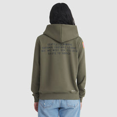 Seattle Seahawks Women's 2025 Salute to Service Sideline Standard Issue Dri-FIT Hoodie Olive - Nike