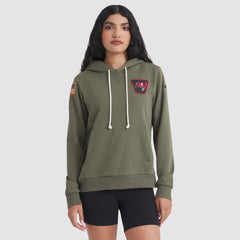 Tampa Bay Buccaneers Women's 2025 Salute to Service Sideline Standard Issue Dri-FIT Hoodie Olive - Nike