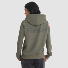 Philadelphia Eagles Women's 2025 Salute to Service Sideline Standard Issue Dri-FIT Hoodie Olive - Nike