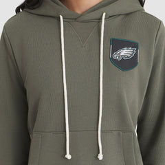 Philadelphia Eagles Women's 2025 Salute to Service Sideline Standard Issue Dri-FIT Hoodie Olive - Nike