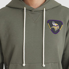 Minnesota Vikings Women's 2025 Salute to Service Sideline Standard Issue Dri-FIT Hoodie Olive - Nike
