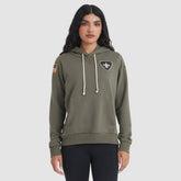 New Orleans Saints Women's 2025 Salute to Service Sideline Standard Issue Dri-FIT Hoodie Olive - Nike