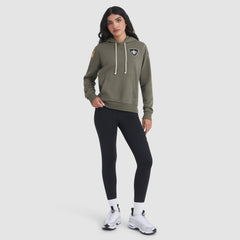 New Orleans Saints Women's 2025 Salute to Service Sideline Standard Issue Dri-FIT Hoodie Olive - Nike