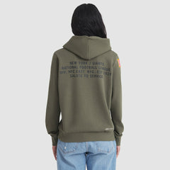 New York Giants Women's 2025 Salute to Service Sideline Standard Issue Dri-FIT Hoodie Olive - Nike