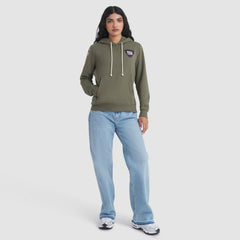 New York Giants Women's 2025 Salute to Service Sideline Standard Issue Dri-FIT Hoodie Olive - Nike