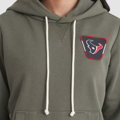 Houston Texans Women's 2025 Salute to Service Sideline Standard Issue Dri-FIT Hoodie Olive - Nike