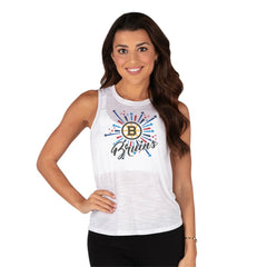 Boston Bruins Concepts Sport Women's Infuse Knit Tank Top White