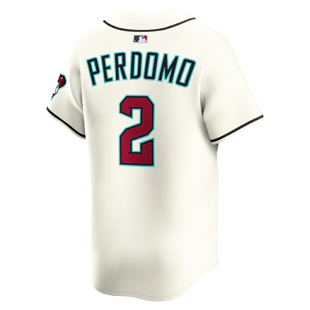 Geraldo Perdomo Arizona Diamondbacks Nike Home Limited Player Jersey - Cream | MLB Jerseys