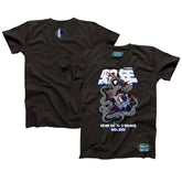 NBA - Dallas Mavericks NBALab x Hyperfly Unisex Year of the Snake Lunar New Year Collection T-Shirt - Heather Black