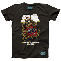 NBA - New Orleans Pelicans NBALab x Hyperfly Unisex Year of the Snake Lunar New Year Collection T-Shirt - Heather Black