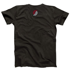 NBA - Portland Trail Blazers NBALab x Hyperfly Unisex Year of the Snake Lunar New Year Collection T-Shirt - Heather Black
