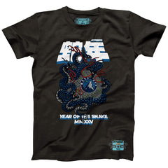NBA - Minnesota Timberwolves NBALab x Hyperfly Unisex Year of the Snake Lunar New Year Collection T-Shirt - Heather Black