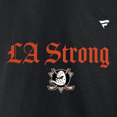 Anaheim Ducks - Fanatics Unisex LA Strong T-Shirt Black