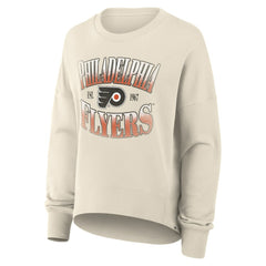 Philadelphia Flyers - Fanatics Women's Oversized Slice Pullover Sweatshirt Cream