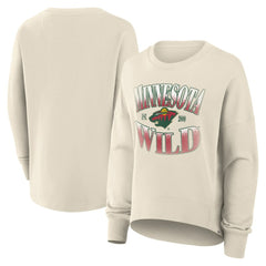 Minnesota Wild - Fanatics Women's Oversized Slice Pullover Sweatshirt Cream