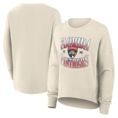 Florida Panthers - Fanatics Women's Oversized Slice Pullover Sweatshirt Cream