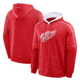 Detroit Red Wings - Fanatics Goaltender Defender Pullover Hoodie Red