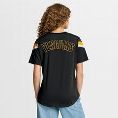Pittsburgh Penguins Fanatics Women's Offside Athena T-Shirt Black