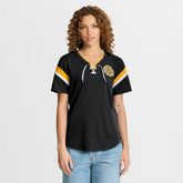 Boston Bruins Fanatics Women's Offside Athena T-Shirt Black