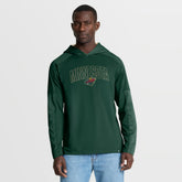 Minnesota Wild - Fanatics Penalty Shot Long Sleeve Hoodie T-Shirt Green