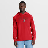 New Jersey Devils - Fanatics Penalty Shot Long Sleeve Hoodie T-Shirt Red