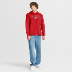 Detroit Red Wings - Fanatics Penalty Shot Long Sleeve Hoodie T-Shirt Red