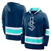 Seattle Kraken Fanatics Prime Time Fleece Hoodie Deep Sea Blue