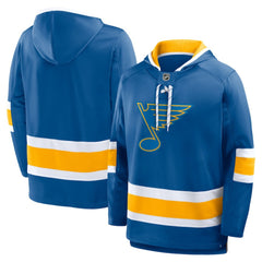 St. Louis Blues - Fanatics Prime Time Fleece Hoodie Blue
