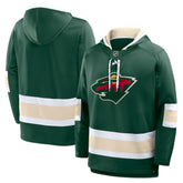 Minnesota Wild - Fanatics Prime Time Fleece Hoodie Green