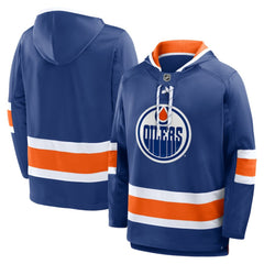 Edmonton Oilers - Fanatics Prime Time Fleece Hoodie Royal