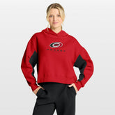 Carolina Hurricanes - Fanatics Women's Back Check Boxy Hoodie Red