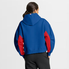New York Rangers Fanatics Women's Back Check Boxy Hoodie Blue