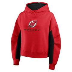 New Jersey Devils - Fanatics Women's Back Check Boxy Hoodie Red