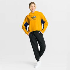 Nashville Predators - Fanatics Women's Back Check Boxy Hoodie Gold
