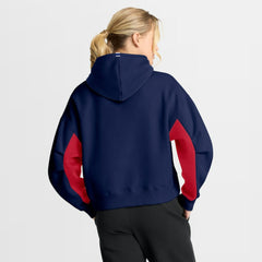 Montreal Canadiens - Fanatics Women's Back Check Boxy Hoodie Navy