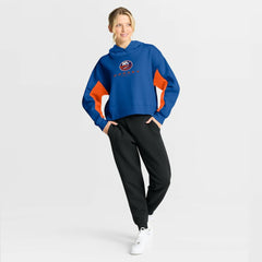 New York Islanders - Fanatics Women's Back Check Boxy Hoodie Royal