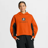 Anaheim Ducks - Fanatics Women's Back Check Boxy Hoodie Orange